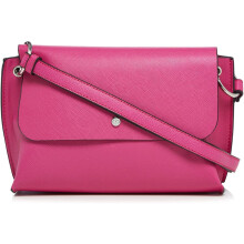 The Collection Womens Bright Pink Textured Cross Body Bag