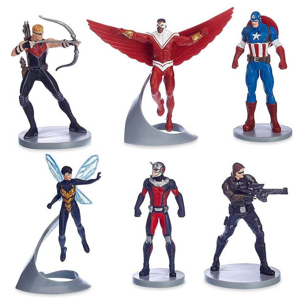 Disney Marvel Avengers Captain America Figurine Set