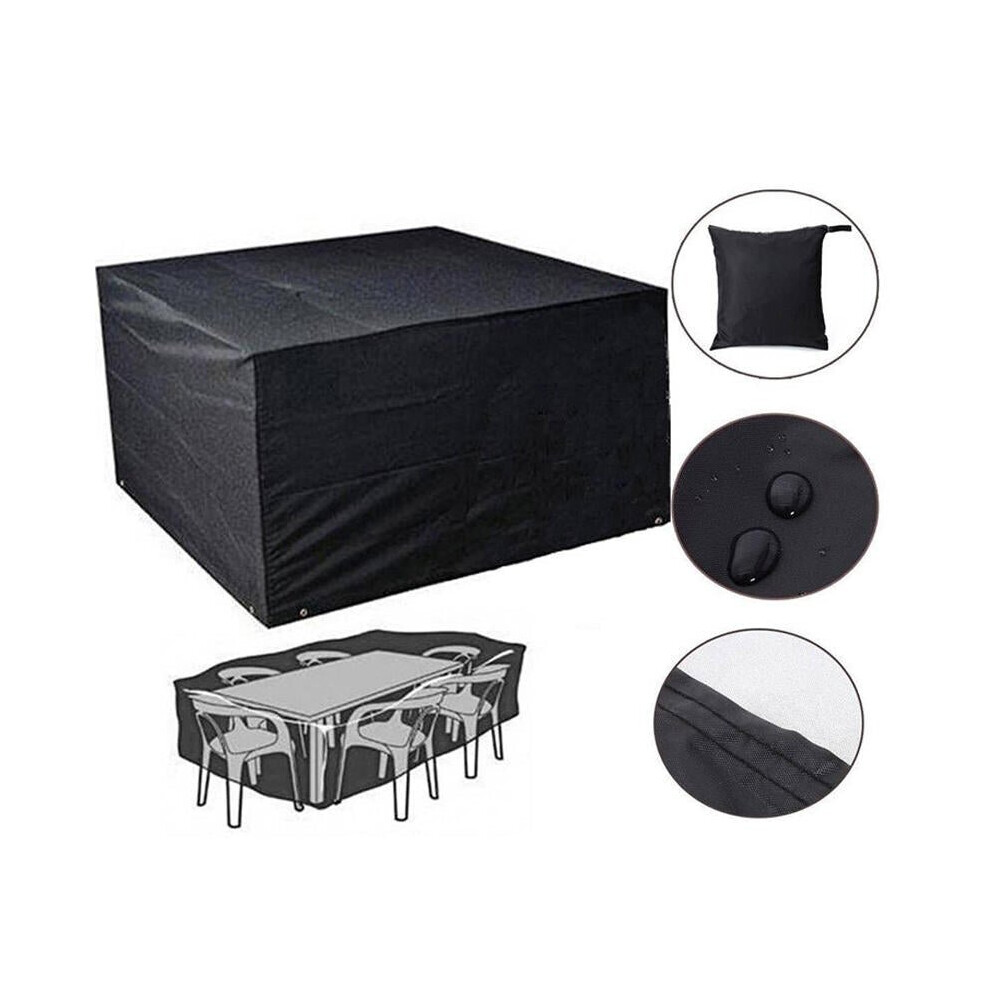 (S) Garden Patio Furniture Set Cover Dust Wind Waterproof Oxford Fabric Table Chair Shelter-image-OPC-P99QQR8-NEW
