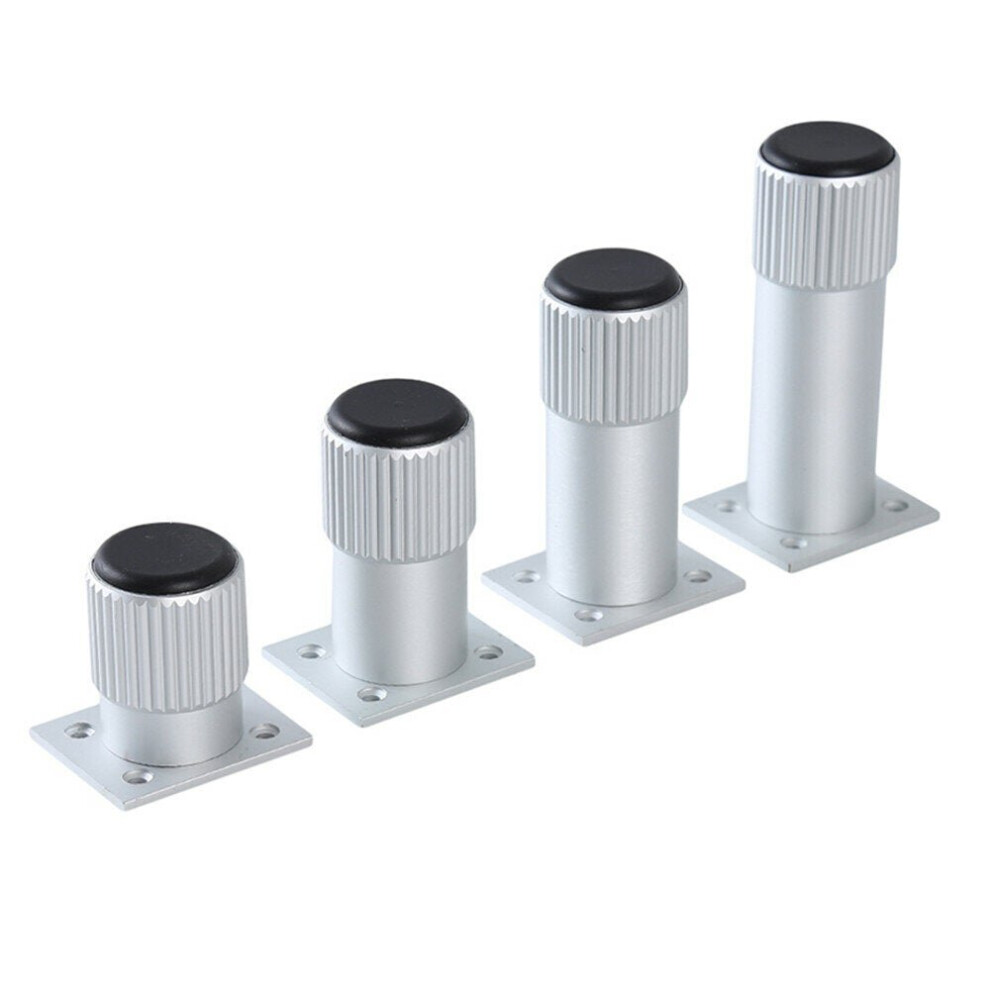 (150Mm) Aluminum Alloy Cabinet Feet Adjustable Furniture Foot Bed Legs Coffee Table Fixed 6112212024607