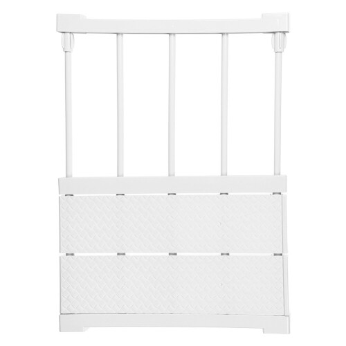 Living And Home (30-40cm) Adjustable Closet Cupboard Storage Shelf Organizer Extendable Divider Rack White 1
