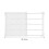 Living And Home (38-55cm) Adjustable Closet Cupboard Storage Shelf Organizer Extendable Divider Rack White 4