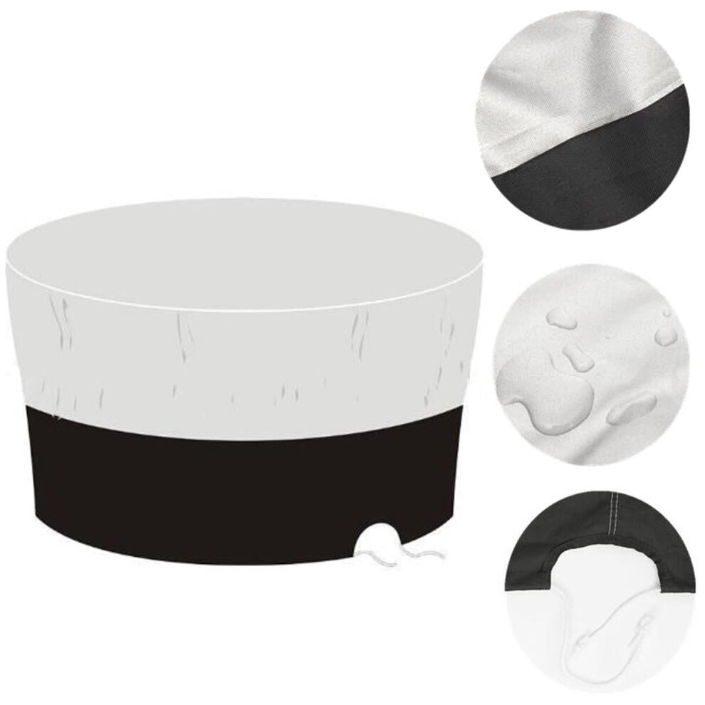 Waterproof Patio Garden Yard Outdoor Furniture Cover Round Table Dust Protection Furniture Waterproof Cover