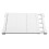 Living And Home (38-55cm) Adjustable Closet Cupboard Storage Shelf Organizer Extendable Divider Rack White 3