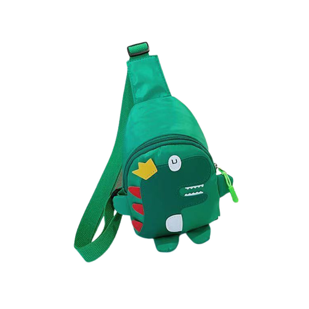 (Green) Kids Chest Bags Cross-body Mini Bags Waterproof Adjustable Backpacks-image-OPC-P99QSS7-NEW