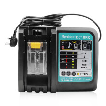 (1xCharger Only) Makita 18V Power Source Kit with 6.0 Ah BL1850B Battery + DC18RC Charger DC18RC BL1850B