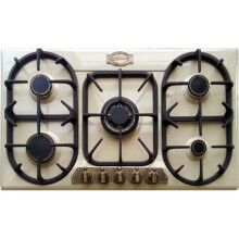 Kaiser Empire 86cm Gas Hob | Ivory 5 Burner Cooktop
