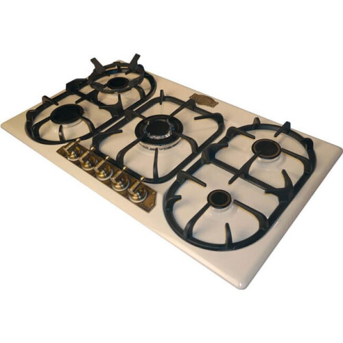 Kaiser Kaiser Empire 86cm Gas Hob | Ivory 5 Burner Cooktop 1
