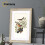 (A3  Pic (A2 Frame)) Walnut Vintage Distressed Effect Picture Frame, Wall Hanging Photo Frames, Home Décor Frame With White Mount 2