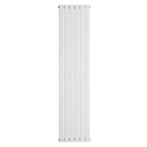 NRG (Vertical 1600x408mm - Single) NRG Flat Panel Designer Bathroom Central Heating Radiator Gloss White Column 1