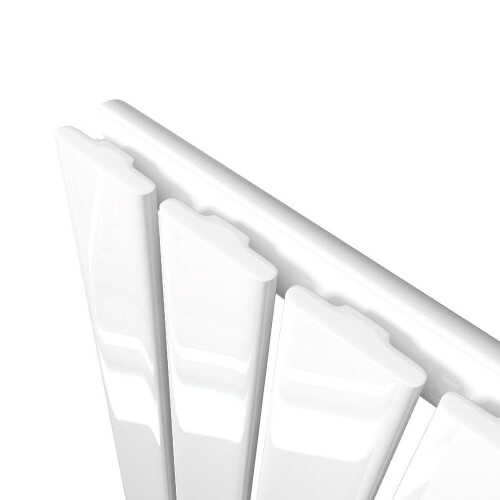 NRG (Vertical 1800x544mm - Single) NRG Flat Panel Designer Bathroom Central Heating Radiator Gloss White Column 2