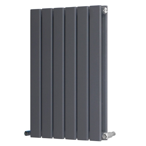 NRG (Double-600x408 mm) NRG Flat Panel Column Designer Radiator Heater Central Heating Rads Anthracite 1
