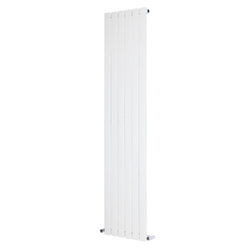 NRG (Vertical 1600x408mm - Single) NRG Flat Panel Designer Bathroom Central Heating Radiator Gloss White Column 2