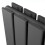 NRG (Double-600x408 mm) NRG Flat Panel Column Designer Radiator Heater Central Heating Rads Anthracite 3