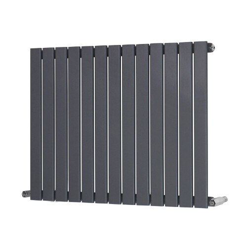 NRG (Single-600x884 mm) NRG Flat Panel Column Designer Radiator Heater Central Heating Rads Anthracite 1