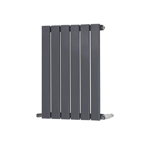 NRG (Single-600x408 mm) NRG Flat Panel Column Designer Radiator Heater Central Heating Rads Anthracite 1