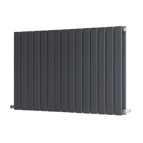 NRG (Double-600x1020 mm) NRG Flat Panel Column Designer Radiator Heater Central Heating Rads Anthracite 1