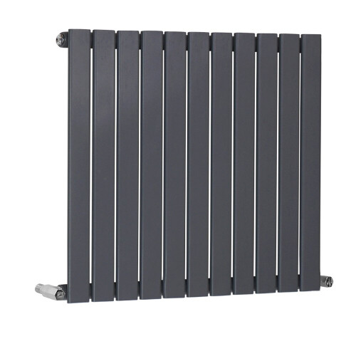 NRG (Single-600x748 mm) NRG Flat Panel Column Designer Radiator Heater Central Heating Rads Anthracite 1