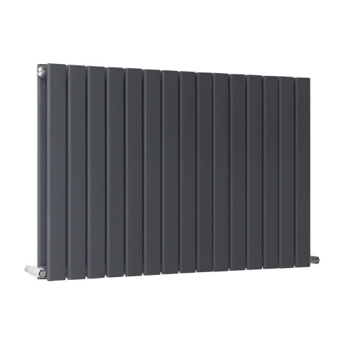 NRG (Double-600x1020 mm) NRG Flat Panel Column Designer Radiator Heater Central Heating Rads Anthracite 2