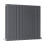 NRG (Double-600x748 mm) NRG Flat Panel Column Designer Radiator Heater Central Heating Rads Anthracite 2