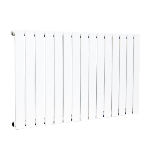 NRG (Horizontal 600x1020mm - Single) NRG Flat Panel Designer Bathroom Central Heating Radiator Gloss White Column 2