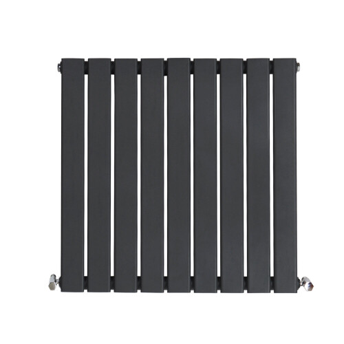NRG (Single-600x612 mm) NRG Flat Panel Column Designer Radiator Heater Central Heating Rads Anthracite 1