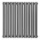 NRG (Horizontal 600x590mm - Single) NRG Oval Column Designer Radiator Bathroom Central Heating Anthracite 4