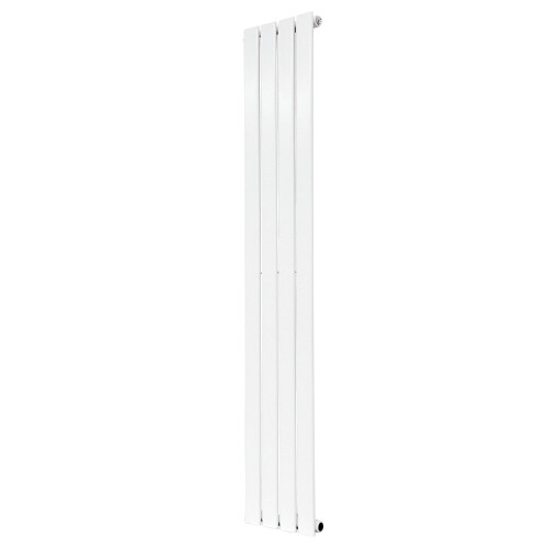 NRG (Vertical 1600x272mm - Single) NRG Flat Panel Designer Bathroom Central Heating Radiator Gloss White Column 1