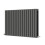 NRG (Horizontal 600x1003mm - Double) NRG Oval Column Designer Radiator Bathroom Central Heating Anthracite 2