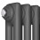 NRG (1500 x 470mm-2 Column) NRG Traditional Anthracite Cast Iron Style Radiator 4