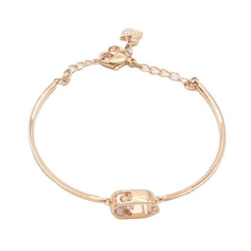 Swarovski Swarovski Sparkling Dance Rose Gold Bangle Bracelet
