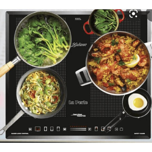 Kaiser Kaiser La Perle 59cm Induction Hob | Black Free Zone Cooktop 2