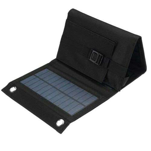100W Foldable Solar Panel USB Charger Outdoor Emergency Power Bank 2