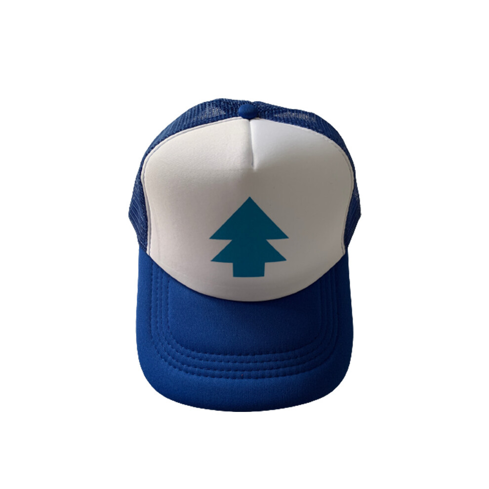 (NetCap) Gravity Falls Dipper Pines Blue Pine Tree Symbol Baseball Cap Sport Sun Hat