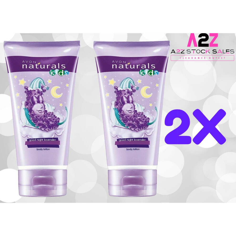 2 x Avon Naturals KIDS - Good Night Lavender - Body Lotion 150ml