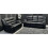 Furniture 786 (Black) Roma Recliner 3+2 Seater Leather Sofa Set 2