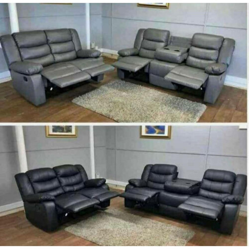 Roma Recliner 3+2 Seater Leather Sofa Set on OnBuy
