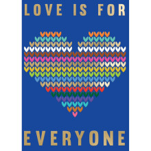 Love Is For Everyone Say It With Pride Greeting Card LGBTQ Card Celebrating Love