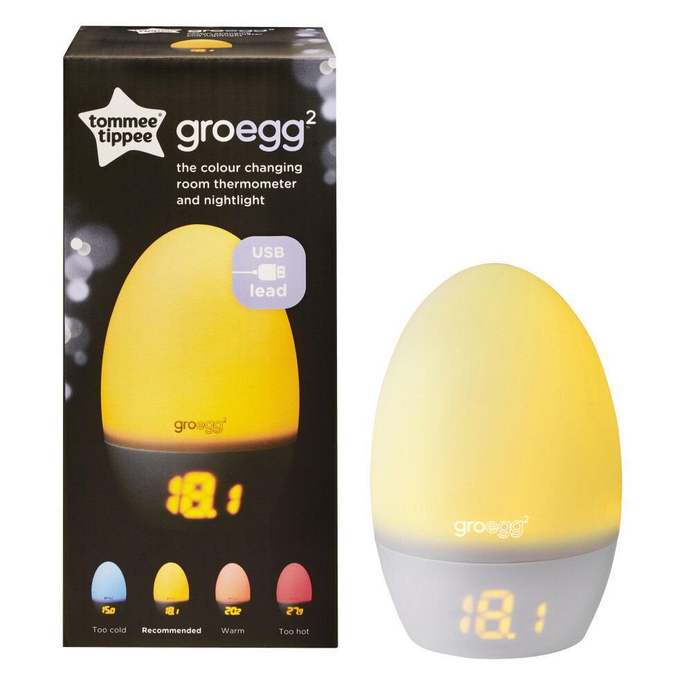 Tommee Tippee Groegg2 Digital Colour Changing Room Thermometer and Night Light