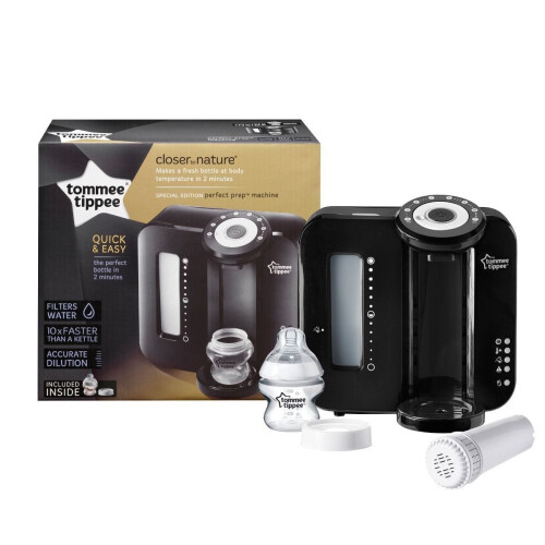 Tommee Tippee Tommee Tippee Baby Bottle Maker 150ml Filter Original Perfect Prep Machine Black