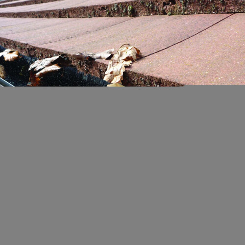 Gardeners Dream (36M) Groundmaster - Black Gutter Guard Brush - Drain Debris Downpipe Leaves Filter 2