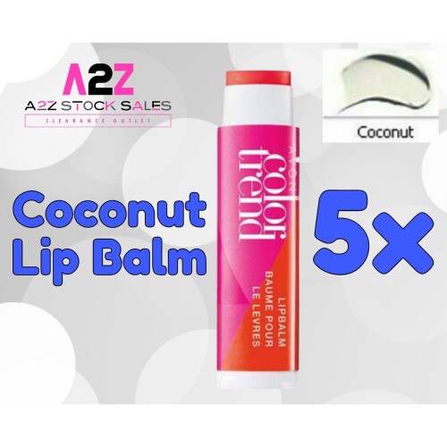 Avon 5x Avon COLOR TREND Lush lips Balm - Coconut