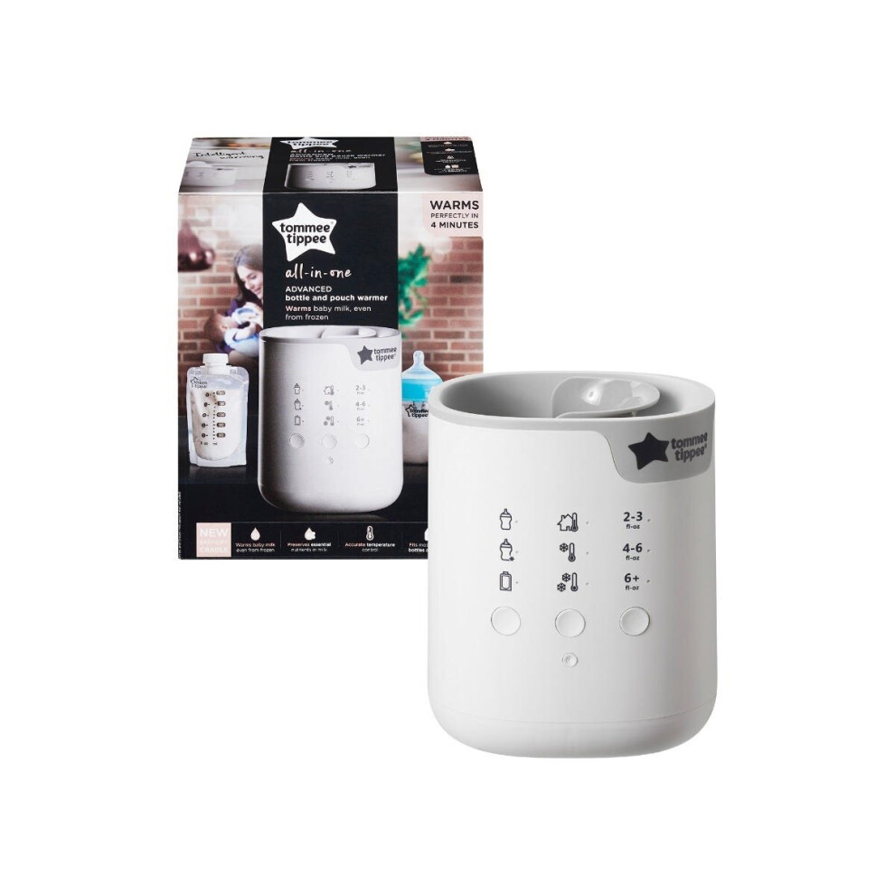 Tommee Tippee Bottle And Pouch Food Warmer Electric All-In-One Advanced