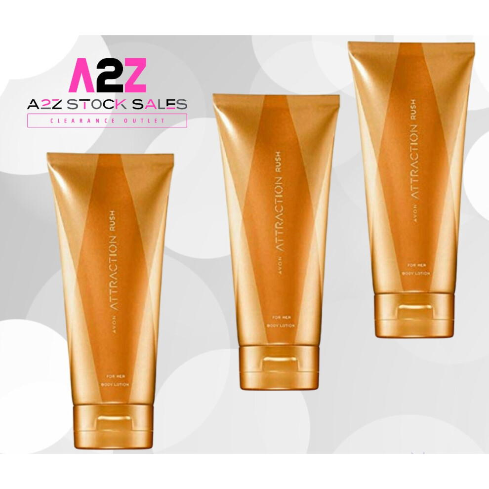 Avon 3 X Attraction - Rush - Body Lotion - 150Ml