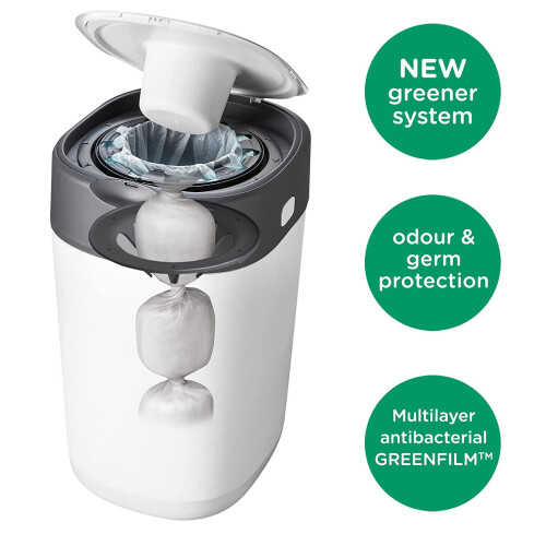 Tommee Tippee Tommee Tippee Nappy Bin Refill Cassettes Twist and Click Advanced Pack of 3 2