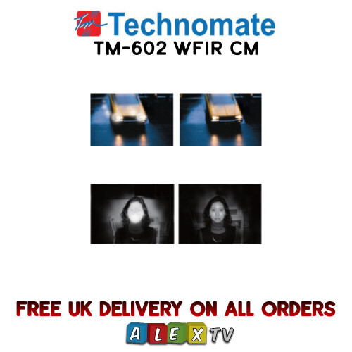 2 x Technomate Weatherproof CCTV Security TVline Camera TM-602 WFIR CM 2
