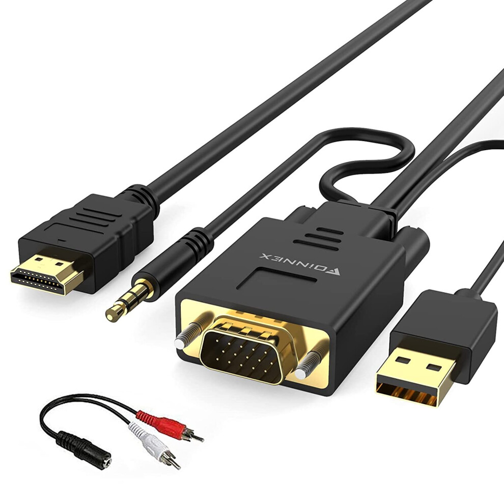thumbnail image 2 of BENFEI VGA To HDMI Adapter - Connect Your Laptop Or PC To HDMI TV/Monitor With Audio, 1080P Full HD Support 2 of 14