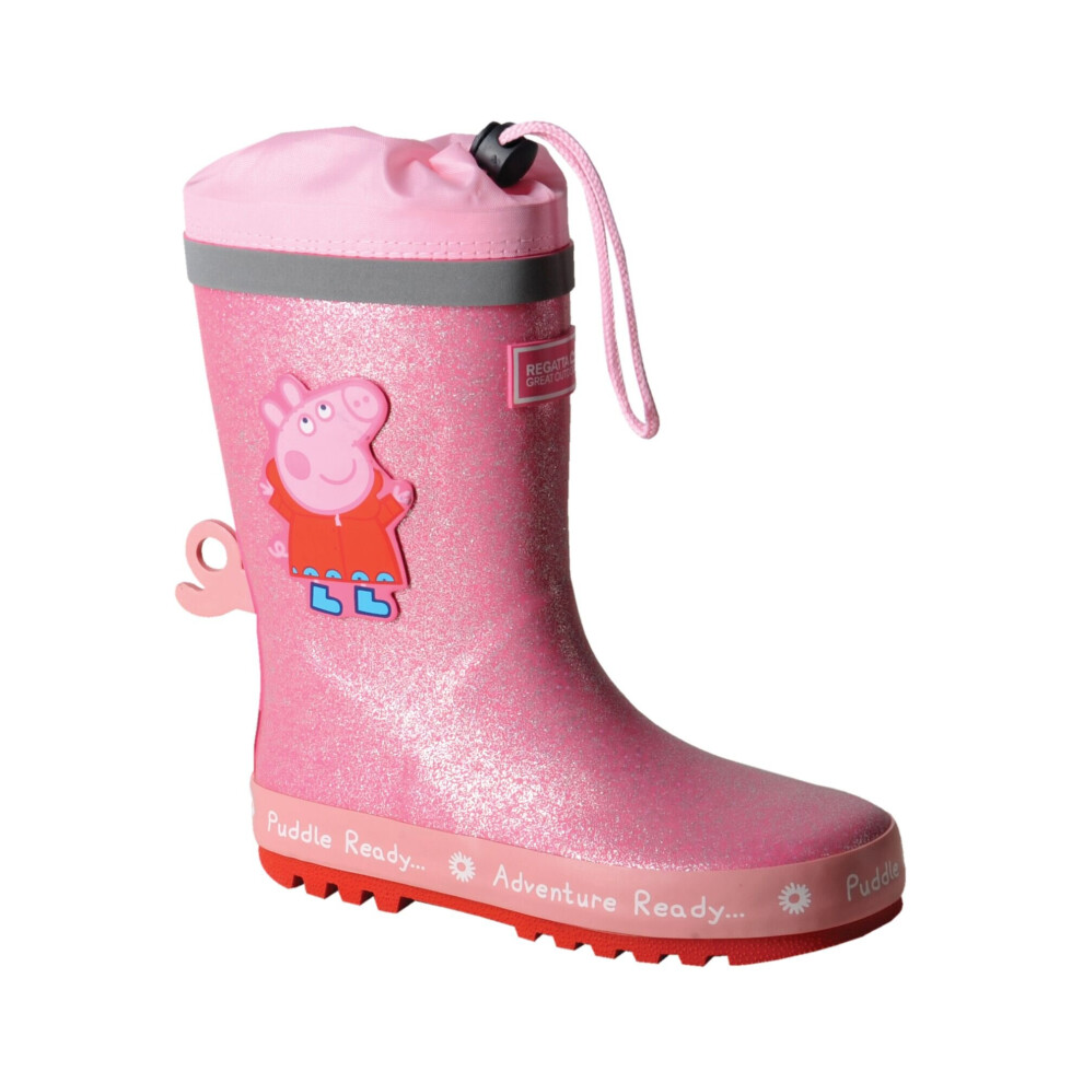Regatta (Peppa Pink, 2) Kids Peppa Puddle Welly Rrp 50