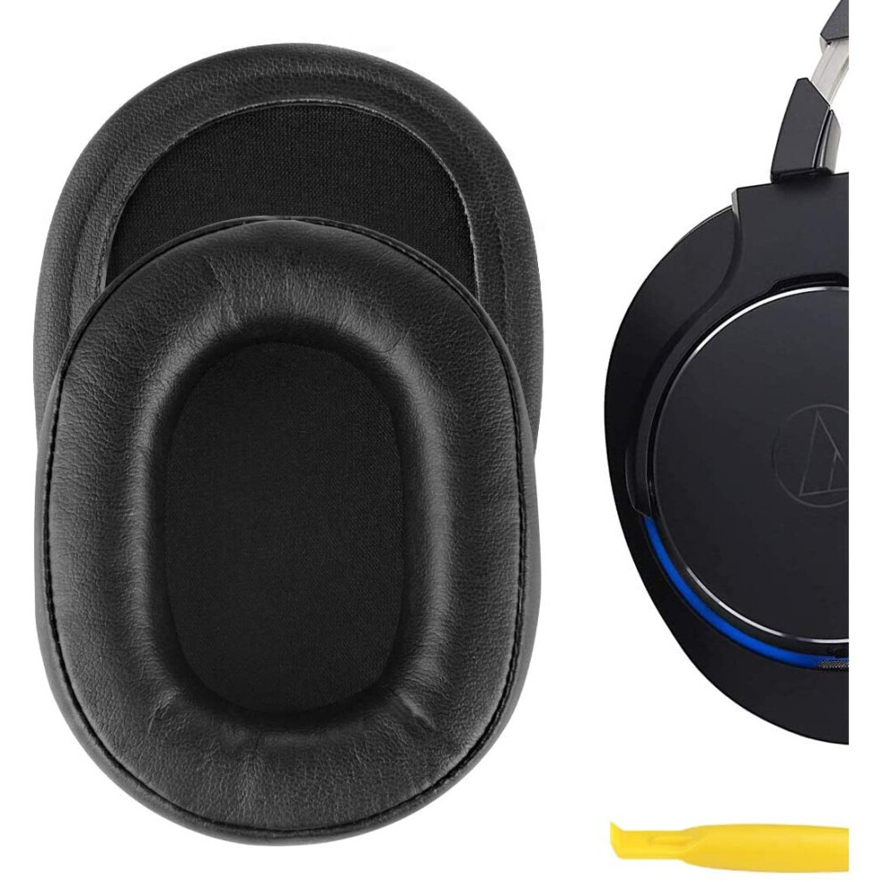 Geekria QuickFit Protein Leather Replacement Ear Pads for ATH-MSR7 MSR7NC MSR7BK MSR7GM Headphones Earpads, Headset Ear Cushion...