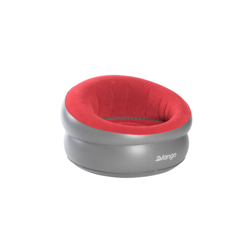 Vango (Carmine Red) Vango Inflatable Donut Flocked Chair